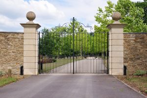 driveway security fence