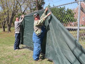 Hercules Fence was honored to donate temporary fencing and a wood dumpster to Goochland Cares.